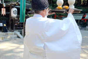 令和3年10月3日　栗御供祭並び秋季湯立祭