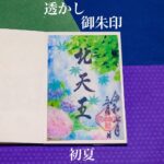 透かし御朱印　令和七年初夏