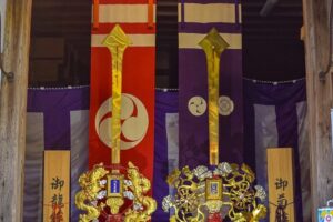 令和7年10月19日 祭具「剣鉾」展示