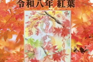 透かし御朱印　令和八年紅葉